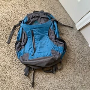 Teal and Gray Everyday Travel Backpack